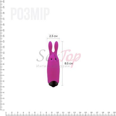 Віброкуля Adrien Lastic Pocket Vibe Rabbit Pink зі стимулювальними вушками - фото товару 2