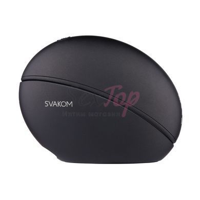 Вакуумний кліторальний смарт-стимулятор Svakom Pulse Galaxie Midnight Black, проєктор зоряного неба - фото товару 4