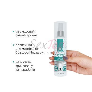 Чистящее средство System JO Fresh Scent Misting Toy Cleaner (120 мл) с ароматом свежести &mdash;  фото товара 2