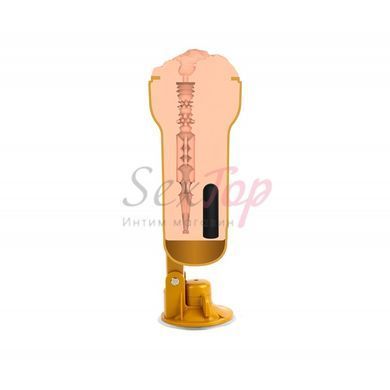 Мастурбатор для мужчин Вагина в колбе и на присоске с вибрацией Chisa Darcey Realistic Vagina Cup &mdash;  фото товара 3