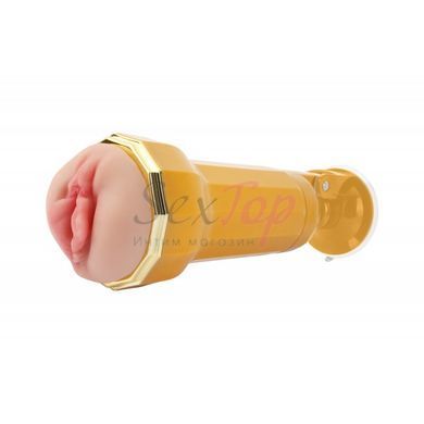 Мастурбатор для мужчин Вагина в колбе и на присоске с вибрацией Chisa Darcey Realistic Vagina Cup &mdash;  фото товара 5