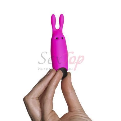 Віброкуля Adrien Lastic Pocket Vibe Rabbit Pink зі стимулювальними вушками - фото товару 4