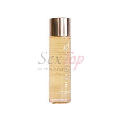 Масажна олія HighOnLove Massage Oil - Lychee Martini (120 мл) з маслом насіння конопель - фото товару 2