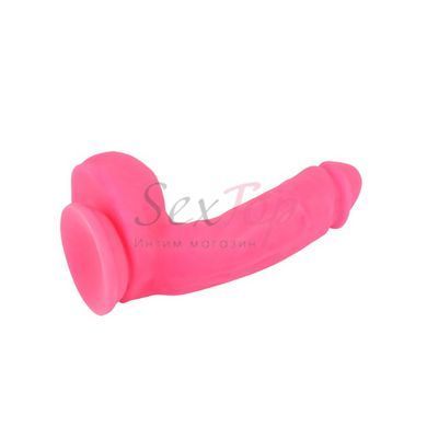 Фалоімітатор реалістичний на присосці рожевого кольору Chisa Dual Density Cock - фото товару 5