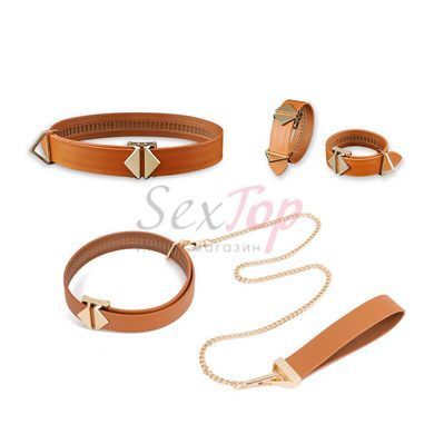 Сумка LOCKINK Mysterious Square Kink Bag - Brown - фото товару 2