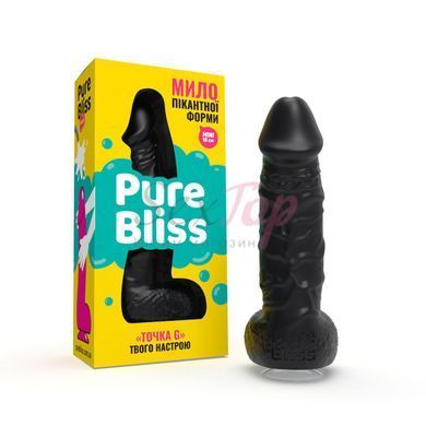 Крафтовое мыло-член с присоской Pure Bliss MINI Black, натуральное &mdash;  фото товара 7
