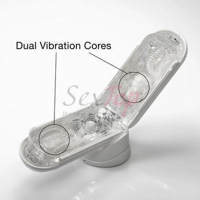 Мастурбатор Tenga Flip Zero Gravity Electronic Vibration White - фото товару 6