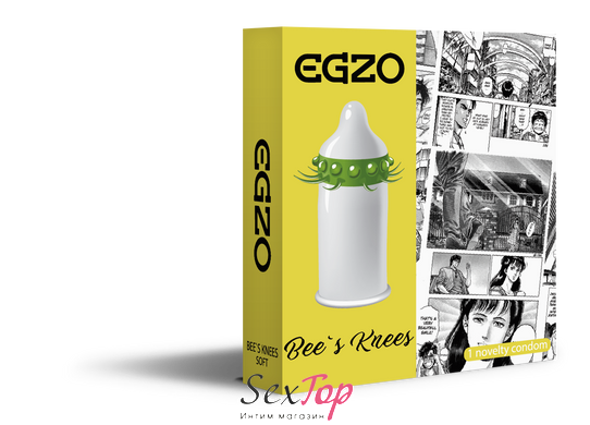 Насадка на член EGZO Bees knees (презерватив з вусиками) SO2016 фото