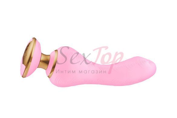 Вибратор для точки G Shunga Sanya Light Pink, гибкий ствол &mdash;  фото товара 2