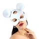 Шкіряна маска мишки Art of Sex - Mouse Mask, колір Білий SO9651 фото 1