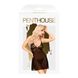 Мини-платье с кружевным лифом и стрингами Penthouse - Bedtime Story Black M/L SO4346 фото 3