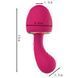 Вакуумный вибратор 2 в 1 с подогревом малиновый Vscnovelty Mushroom Sucking Vibrator &mdash; фото 2 из 4