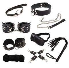 Набір BDSM Leather Set Max, BLACK Черный 1