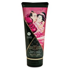 Съедобный массажный крем Shunga Kissable Massage Cream - Raspberry Feeling 200 мл  1