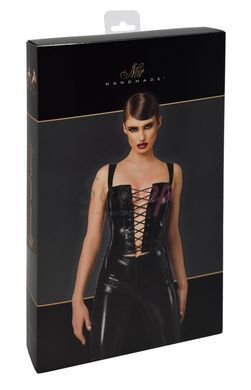 Корсет Noir Handmade F379 Dominae Frontbind PVC Corset Top S &mdash;  фото товара 8