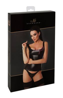 Топ Noir Handmade F346 Powerwetlook top - S &mdash;  фото товара 6