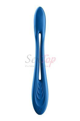 Универсальный гибкий вибратор для пар Satisfyer Elastic Game Dark Blue &mdash;  фото товара 4