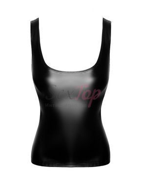 Топ Noir Handmade F346 Powerwetlook top - S &mdash;  фото товара 4