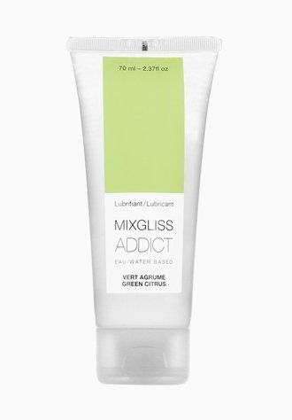 Лубрикант на водной основе MixGliss Addict Green Citrus (70 мл) Лайм &mdash;  фото товара 1