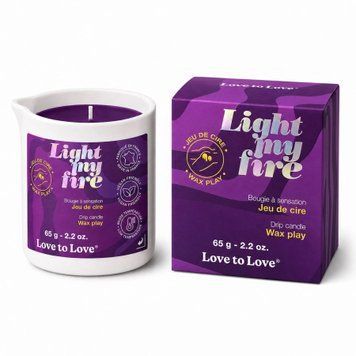 БДСМ-свеча низкотемпературная Love To Love LIGHT MY FIRE - WAX PLAY 65 г &mdash;  фото товара 1