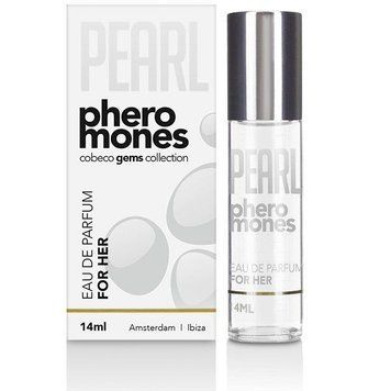 Туалетна вода жіноча з феромонами Cobeco Pharma Pearl Pheromones Eau de Toilette 14мл,  - 1
