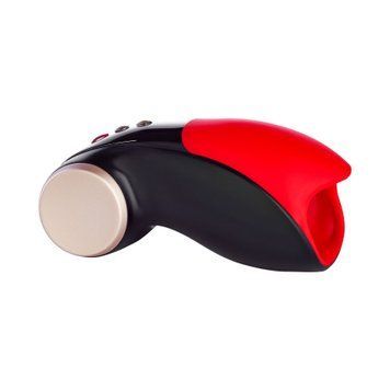 Мастурбатор для головки пениса Fun Factory COBRA LIBRE II black/red, 2 мотора, игра без рук, Красный, черный - 1