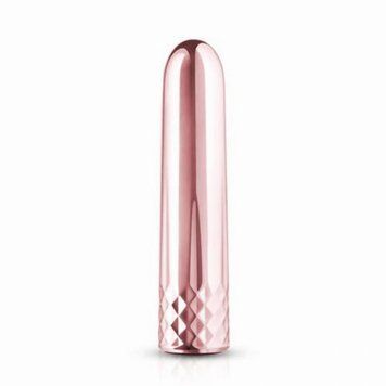 Вибропуля для клитора золотистого цвета Rosy Gold New Mini Vibrator, Золотистый - 1