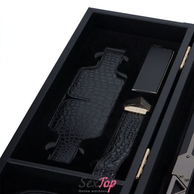 БДСМ-набір LOCKINK All-in-1 BDSM Play Kit - Crocodile Leather - SX0819