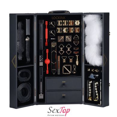 БДСМ-набір LOCKINK All-in-1 BDSM Play Kit - Crocodile Leather - SX0819