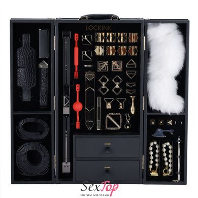 БДСМ-набор LOCKINK All-in-1 BDSM Play Kit - Crocodile Leather - SX0819