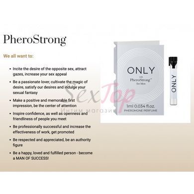 Духи с феромонами PheroStrong pheromone Only for Men 1мл &mdash;  фото товара 2