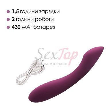 Вібратор для точки G з інтелектуальним режимом Svakom Amy 2 Violet - фото товару 5