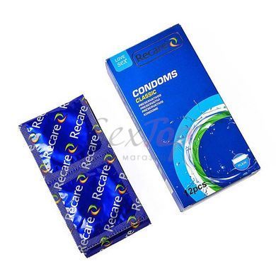 Презервативы Recare Classic Condoms 12 шт, классические &mdash;  фото товара 2