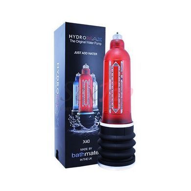 Гідро Bathmate Hydromax 9 Red (X40), для члена довжиною від 18 до 23см, діаметр до 5,5 см - фото товару 2