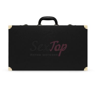 Набір для BDSM Bedroom Fantasies: Bondage Suitcase 13 Pcs - Cow Leather - фото товару 6