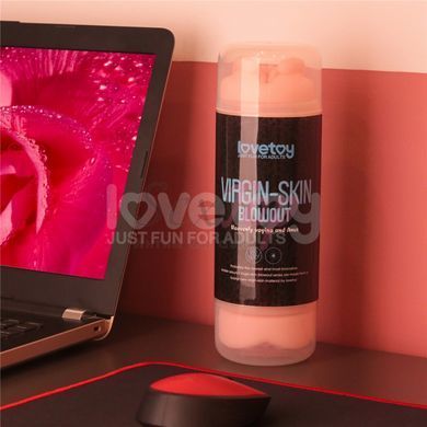 Мастурбатор двухсторонний Анус и Вагина телесного цвета Lovetoy, Телесный - 10