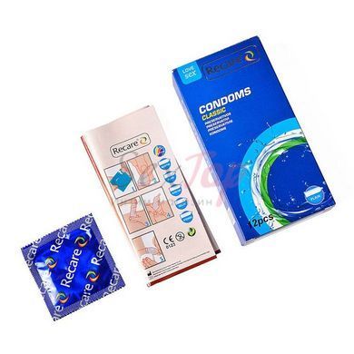 Презервативы Recare Classic Condoms 12 шт, классические &mdash;  фото товара 4