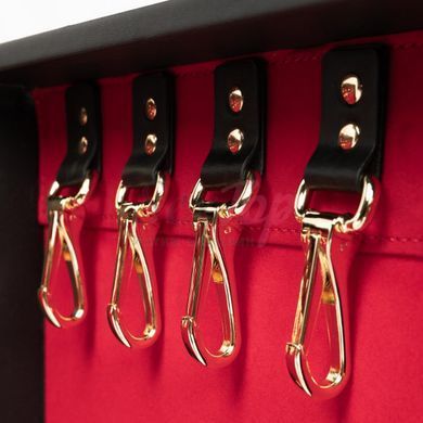Набір для BDSM Bedroom Fantasies: Bondage Suitcase 13 Pcs - Cow Leather - фото товару 5