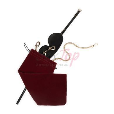 Набір для BDSM Bedroom Fantasies: Bondage Suitcase 13 Pcs - Cow Leather - фото товару 3