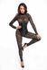 Комбинезон Noir Handmade F299 Enigma lace catsuit with underbust bodice - S &mdash; фото 1 из 8
