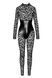 Комбинезон Noir Handmade F299 Enigma lace catsuit with underbust bodice - S &mdash; фото 5 из 8