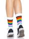 Шкарпетки жіночі в смужку Leg Avenue Pride crew socks Rainbow, 37–43 розмір SO8584 фото 4