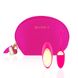 Виброяйцо Rianne S: Pulsy Playball Deep Pink с вибрирующим пультом Д/У, косметичка-чехол SO3885 фото 1