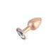 Анальна пробка із кристалом кольору рожевого золота Chisa Candy Gem Butt Plug розмір Small &mdash; фото 4 з 6