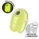 Вакуумний кліторальний стимулятор з вібрацією Satisfyer Glowing Ghost Yellow, світиться в темряві &mdash; фото 1 з 7