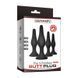 Набір анальних пробок чорного кольору Vscnovelty V Fantasy pleasure anal training kit 4 предмети &mdash; фото 1 з 6
