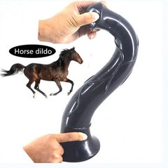 Фаллоимитатор дилдо коня Horse Phallus Anal Plug black Черный 1