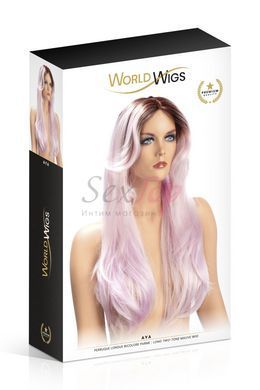 Парик World Wigs AYA LONG TWO-TONE MAUVE &mdash;  фото товара 2