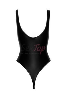 Боди Noir Handmade F244 Powerwetlook body with high cut bottom hem - M &mdash;  фото товара 5