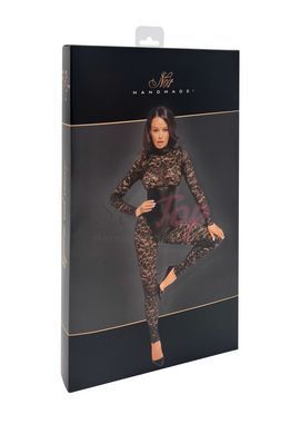 Комбінезон Noir Handmade F299 Enigma lace catsuit with underbust bodice - M - фото товару 7